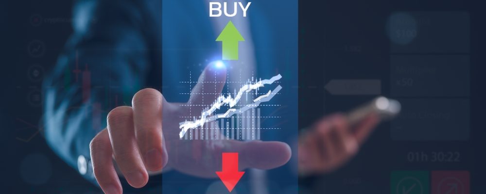 Stock,Market,Or,Forex,Trading,Graph,And,Candlestick,Chart,Suitable